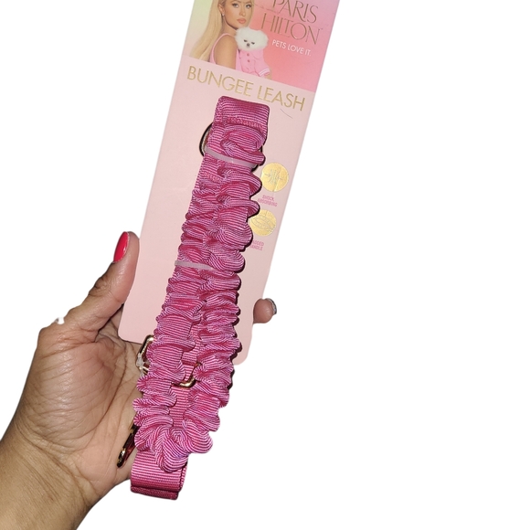 Paris Hilton Pink Bungee Leash - 5FT - Picture 3 of 10